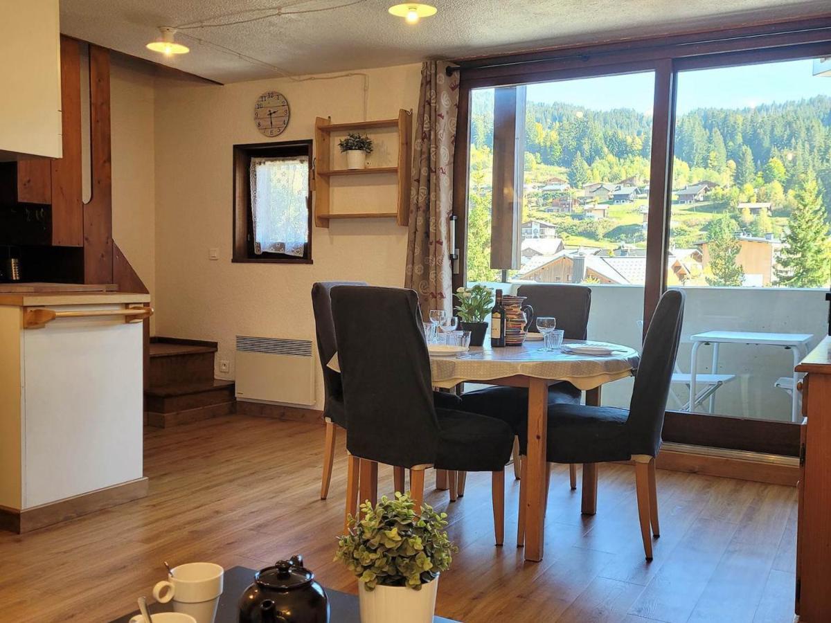 Duplex 3 Pieces Aux Gets, Proche Pistes Avec Parking Et Wifi - Fr-1-598-23 Apartment Les Gets Luaran gambar